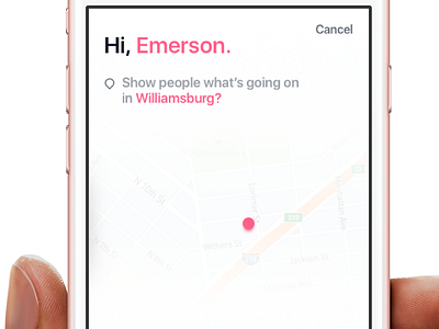 Locating User content feed geo hi ios ios10 location mobile social sponsored status ui