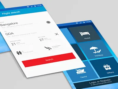 Tatabye android interface mobile app