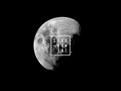 Squared Moment black branding logo logotype monogram photography typography white