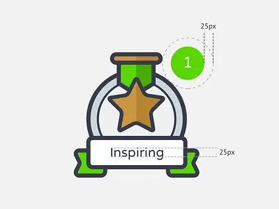 Mentform Badges Design badge branding design emblem icon positions reward rewards start