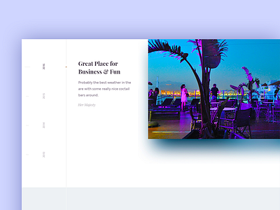 Article Page clean fresh layout typography ui web design
