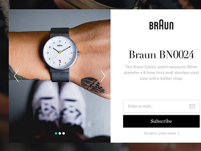 Shopping Subscription Modal button carousel form icon lightbox modal slider typography
