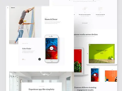 Famous : Industry pages color decor decoration famous home layout picker simplicity tablet