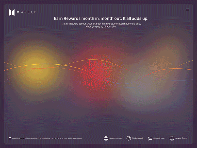 Account Types aftereffects animated banking colorful gif motion richmedia sketch ui