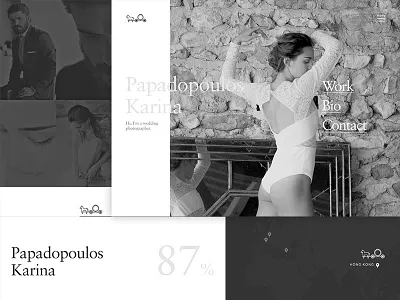 Wedding-fashion photographer portfolio photographer portfolio rwd staroń webdesign