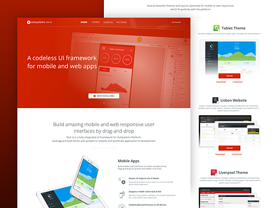Silk UI Framework codeless framework htmlcss mobile outsystems patterns responsive samples silk silkui themes webapps