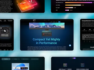 Lania R4 Product Page UI Design ui