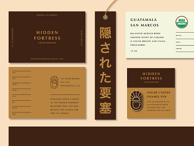 It's like a fortress, but it's, like... hidden, man. branding brewing business cards california coffee enamel pin identity natural organic pin print solar