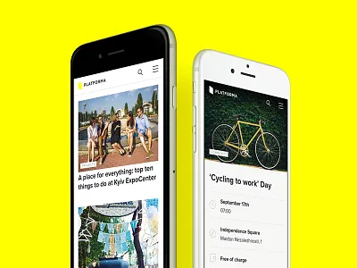 Platfor.ma mobile app interactive ios iphone media mobile news platform