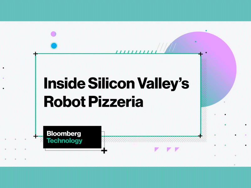 Bloomberg Technology_Title Card bloomberg dots geometric glitch gradient motion graphics pixel tech technology title card vector