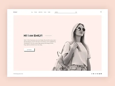 Emily - Minimal Creative Blog blog creative minimal personal