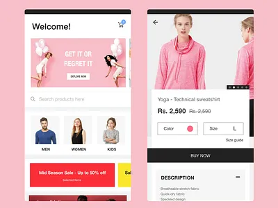 Concept Ecommerce banner category clean concept ecommerce interaction product search shopping