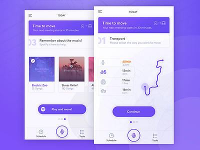 Personal assistant app assistant ios map path player playlist route siri steward