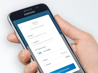 Transaction Detail… android app bank banking finance fintech ios mobile phone ui