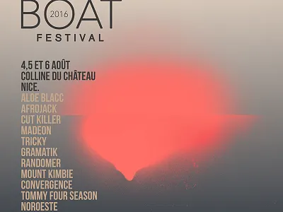 AXE BOAT FESTIVAL 01 artwork electro festival music poster