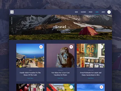 Magic Stone: Sample #4 blog dark ui free freebie psd sketch ui ui kit