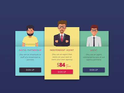 Pricing page flat illustration pricing vector