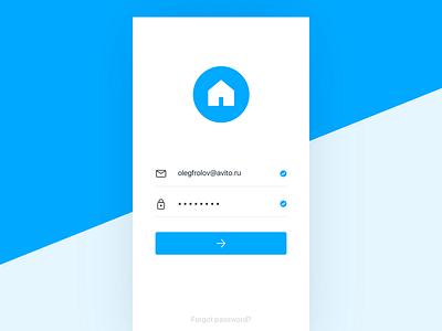Login app email input login mobile password sign in ui ux