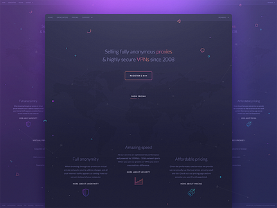 landing page design geo interface landing location map material page responsive site vpn web