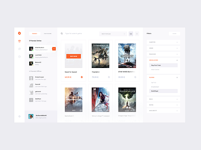Origin app clean desktop ea games origin programs redesign ui