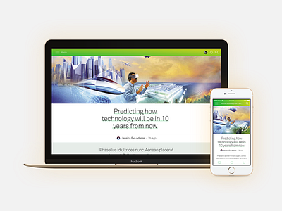 Responsive Article Page