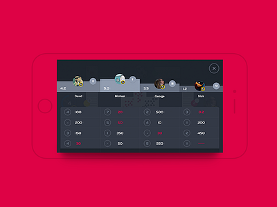 Joker Gambling Stats Screen android app card casino dice gamble gambling game ios joker lobby stats