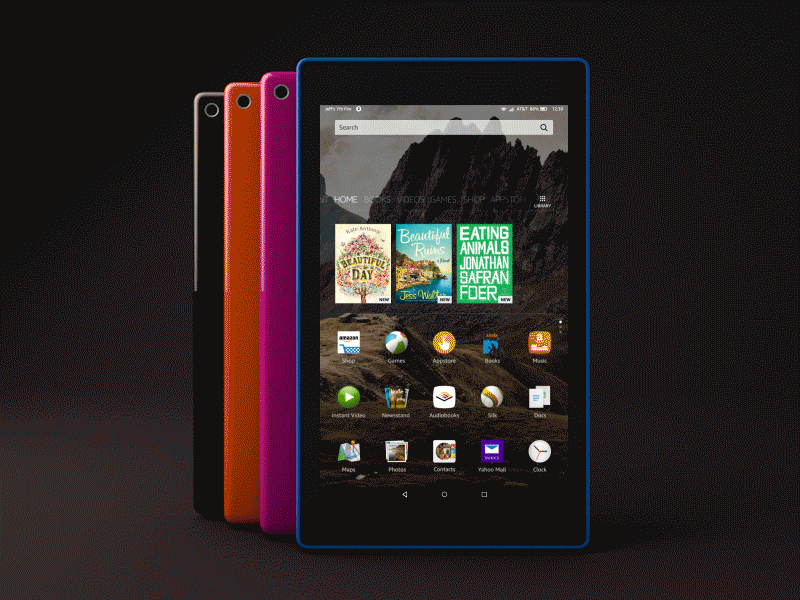 Amazon Fire OS 5 Tablet amazon animation fireos5 tablet visual design