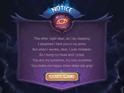 Game UI design Phantom Tribe-2 design game ui