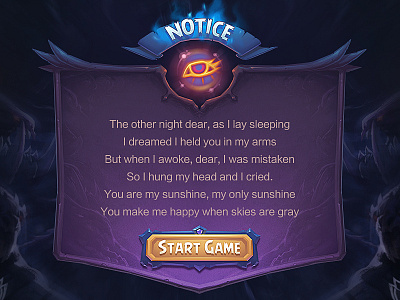 Game UI design Phantom Tribe-2 design game ui