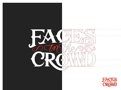 Band Logo and Type Study band bezier hand drawn handles illustrator lettering logo script serif type vector