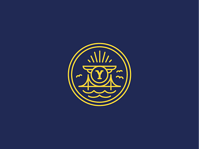 Fleet Week! badge blue angels fleet week golden gate hat illustration ocean plane san francisco waves