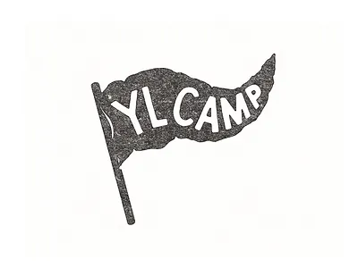 Camp Pennant adventure apparel camp design lettering outdoors outside pennant summer texture vintage younglife