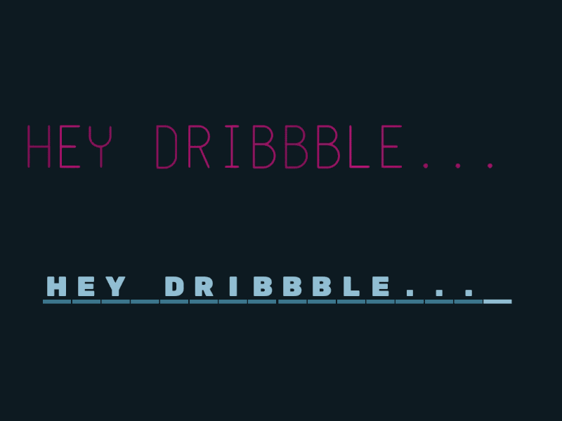 Kinetic Type animation graphics greensock gsap header motion svg web website