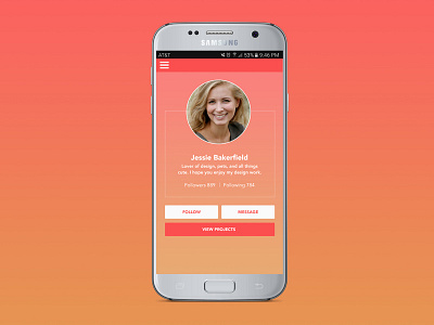User Profile Design 006 daily ui design mobile design person profile ui ui challenge user