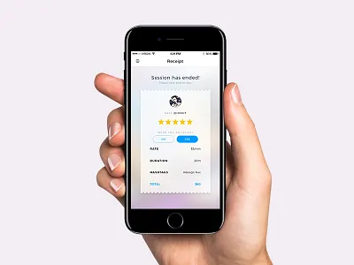 Receipt app design fliffr ios iphone user experience user interface ux
