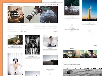 Kavin Photo - Masonry Version blog blogger clean creative gallery instagram lifestyle modern music personal photo simple