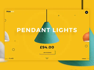 Houzzz - E-Commerce shop design e commerce landing product shop store ui ux web website