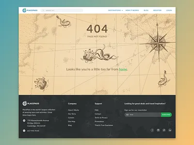 404 404 error illustration lost map terra incognita