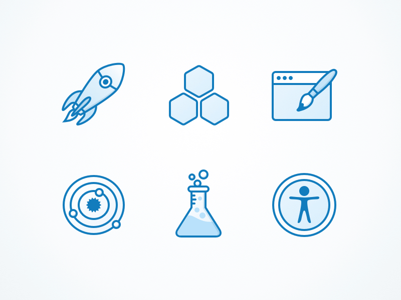 Feature Icons animation feature gif iconography icons illustration line minimal motion set ui website