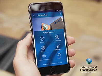 ICC code of conduct cricket dubai information ui