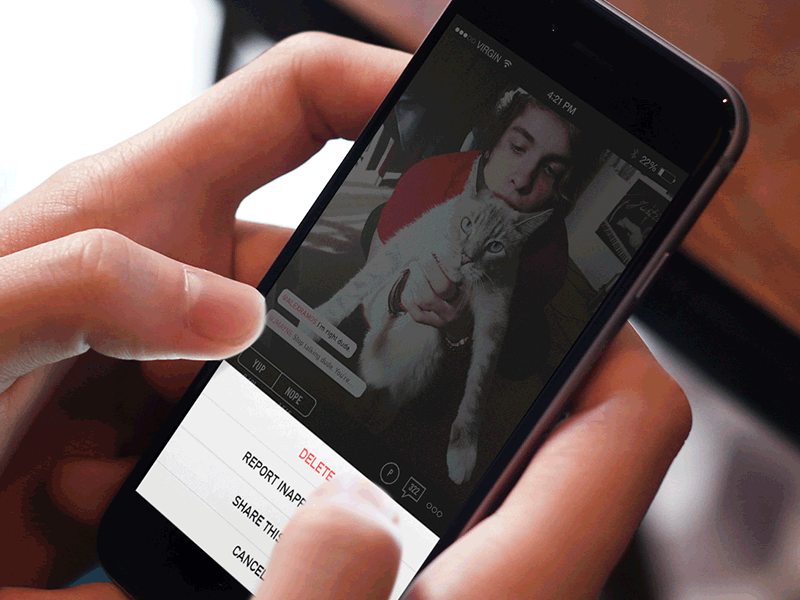 UX/UI for Mark My Words App "Neverminds" app design mobile ui ux visual