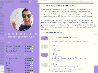Curriculum Vitae branding curriculum vitae flat illustration lettering logo type typography ui ux vector