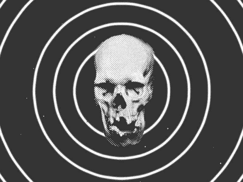 Black Hole Vibes black hole halloween hypnosis skull spooky