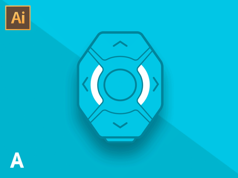 Thumb Controller Illustration design gif illustrator outline photoshop shadows sketch testing thumb controller tutorial ui ux