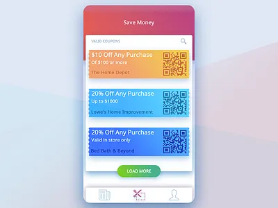 Save money colorful coupon list mobile money retail save savings store