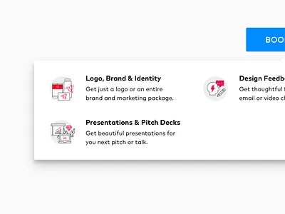 Services Dropdown card design inc dropdown hover ui ux