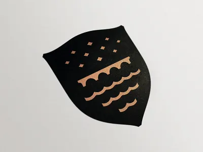 Love MPLS Parks Print Detail 1867 custom design heraldry poster roman numerals screenprint shield typography