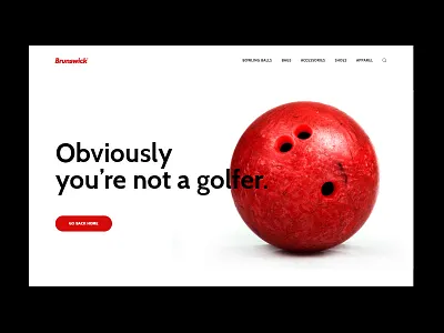 404 Page 008 404 bowling dailyui page web