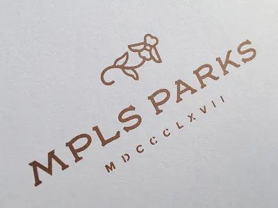 Type printed detail custom flower numerals poster type