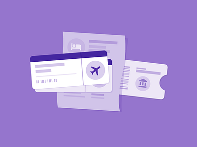 Travel info activity attraction flight google google trips hotel illustration material design reservations tickets travel
